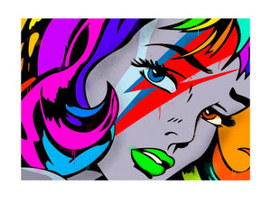 Bowie Girl Colours by Chris Boyle - the-subversiv-collective